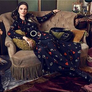 ZARA LIMITED EDITORS Deck of Cards Dress Size S • BLOGGER FAVORITE • RARE •